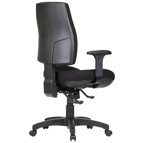 ST Spot Fabric Upholstered High Back Task Chair with Arms