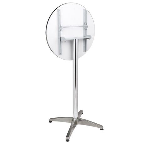 MA Milan Aluminium Base Round Folding Bar Table