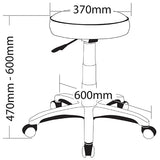 ST State Upholstered Seat Height Adjustable Industrial Stool