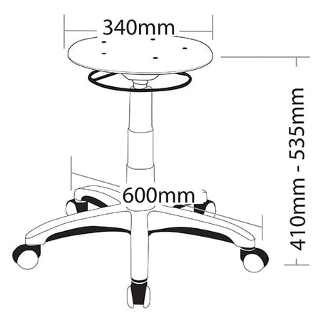 ST State Industrial Stool ST005