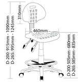 ST Stage Industrial Drafting Stool