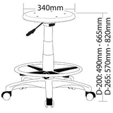 ST State Industrial Drafting Stool ST008D