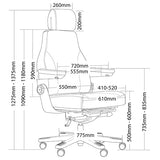 ST Stanza Multishift High Back Heavy Weight Leather Executive Chair
