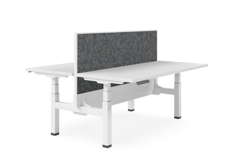 DD DUO – 402 Selectric Height Adjustable Workstation with Screen