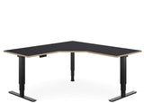 DD Height Adjustable Curved Corner Workstation