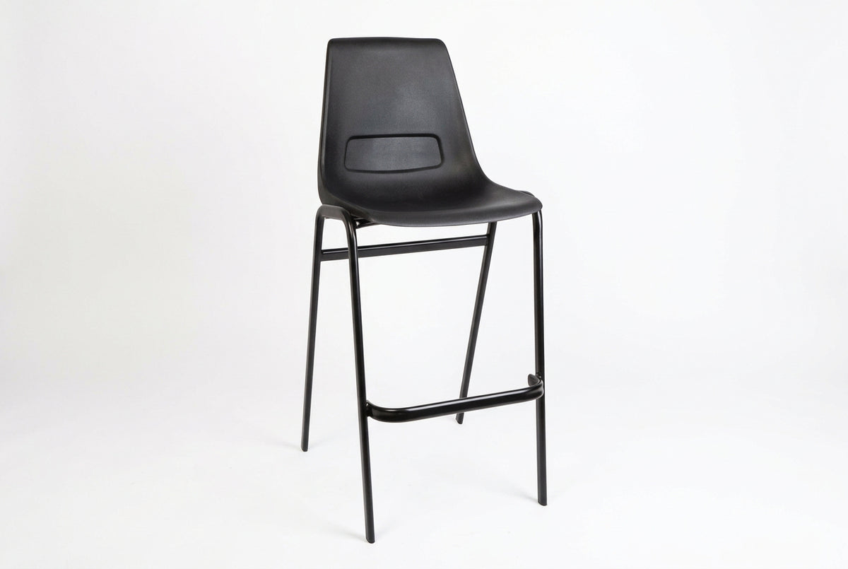 MA Shell Stackable 4 Leg Barstool