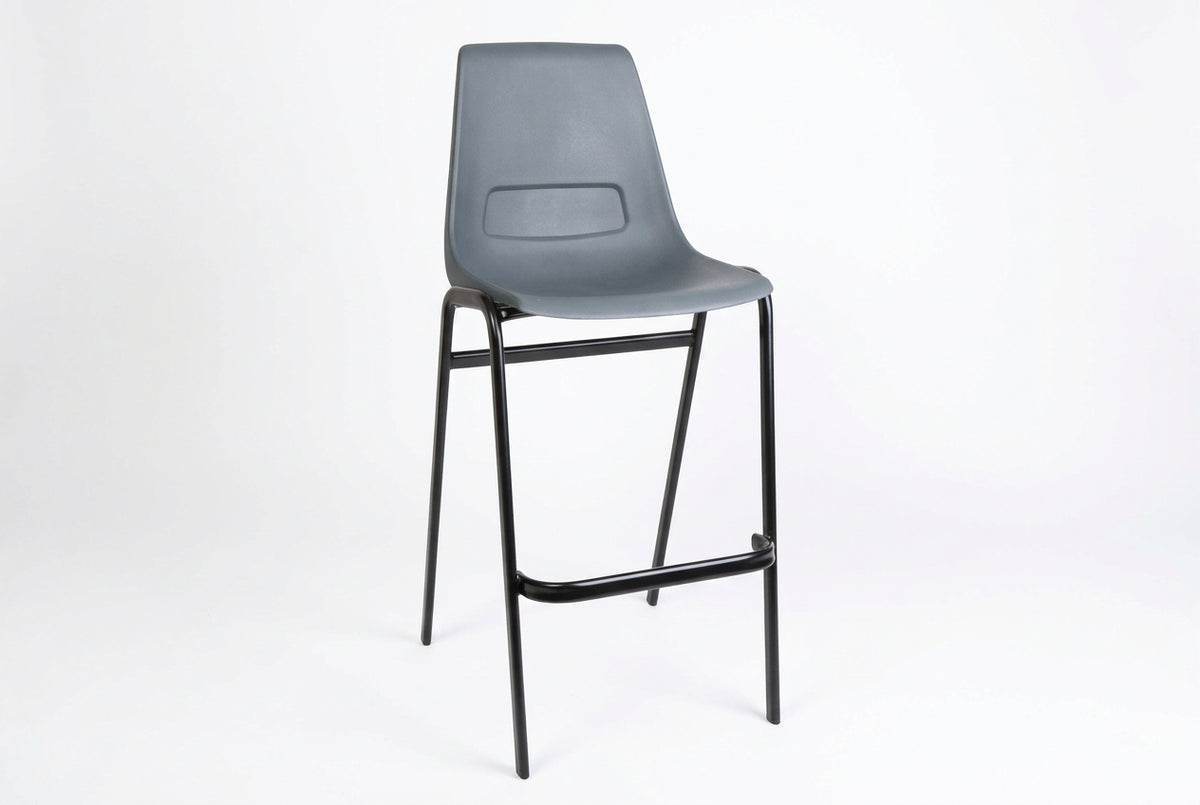 MA Shell Stackable 4 Leg Barstool