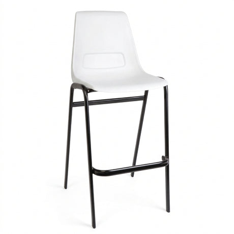 MA Shell Stackable 4 Leg Barstool