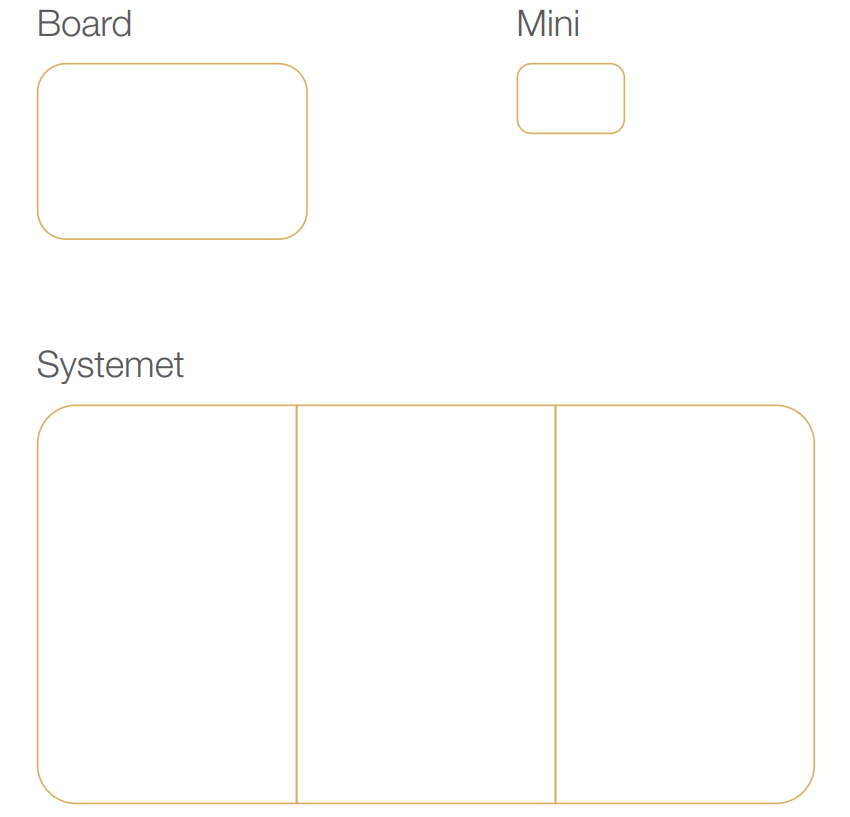 VC Skändi Birch Ply Frameless Magnetic Whiteboard