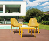 FL Sky 3 Piece Outdoor Lounge Setting with Side Table