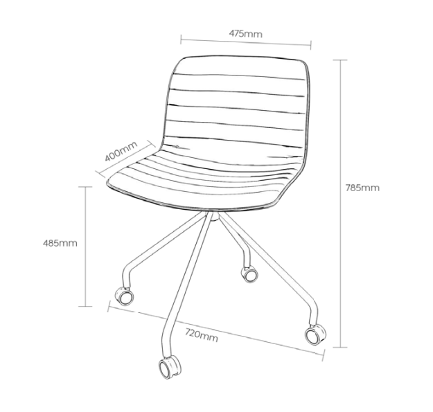 OL Smooth Fabric Upholstered Boardroom Chair