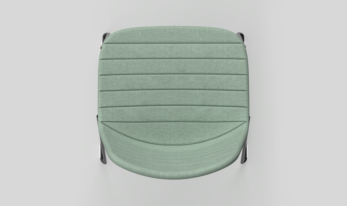 OL Sofia Fabric Upholstered Sled Base Breakout Chair