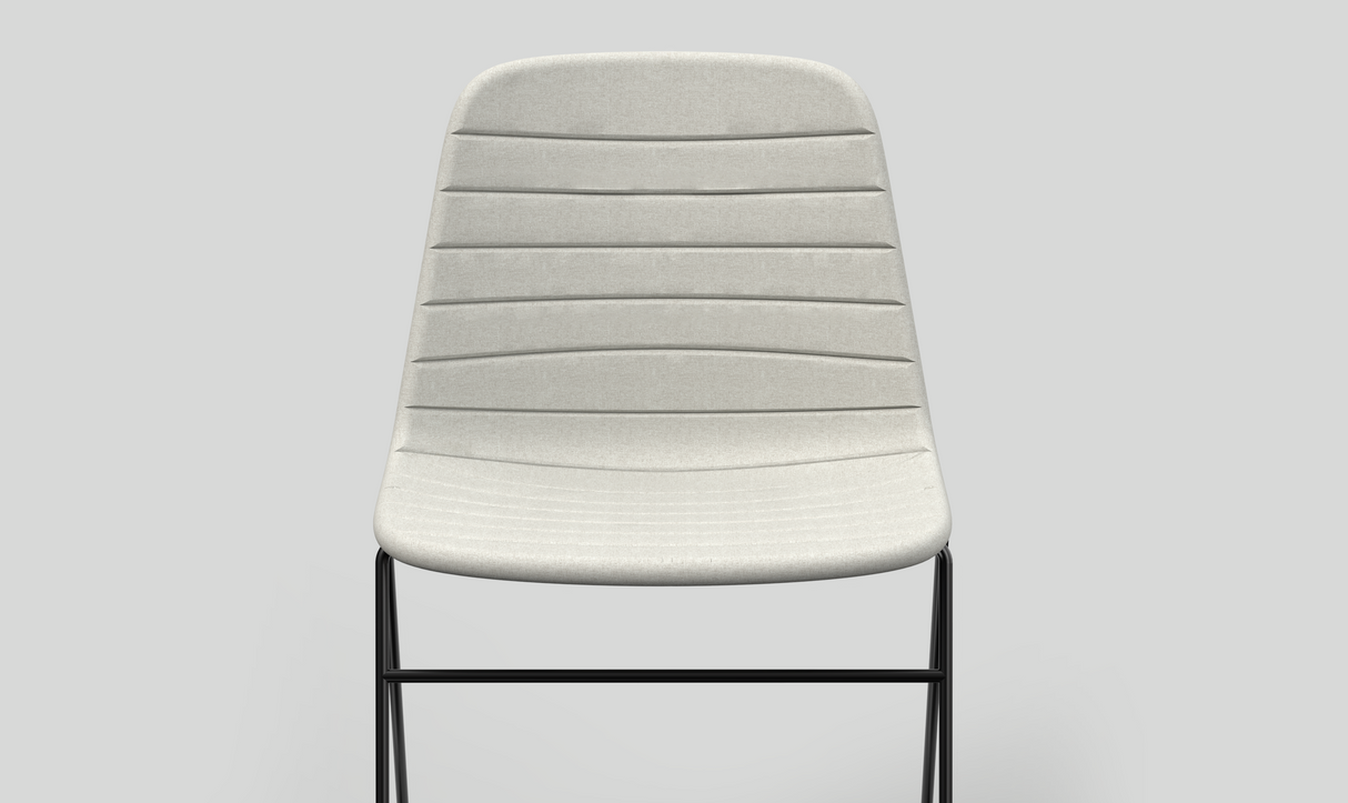 OL Sofia Fabric Upholstered Sled Base Breakout Chair