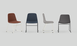 OL Sofia Fabric Upholstered Sled Base Breakout Chair