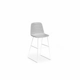 OL Sofia Fabric Upholstered Sled Base Bar Stool