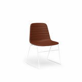 OL Sofia PU Leather Upholstered Sled Base Breakout Chair