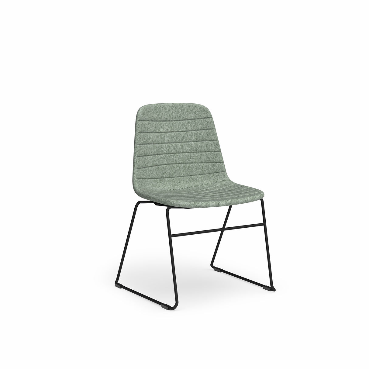 OL Sofia Fabric Upholstered Sled Base Breakout Chair