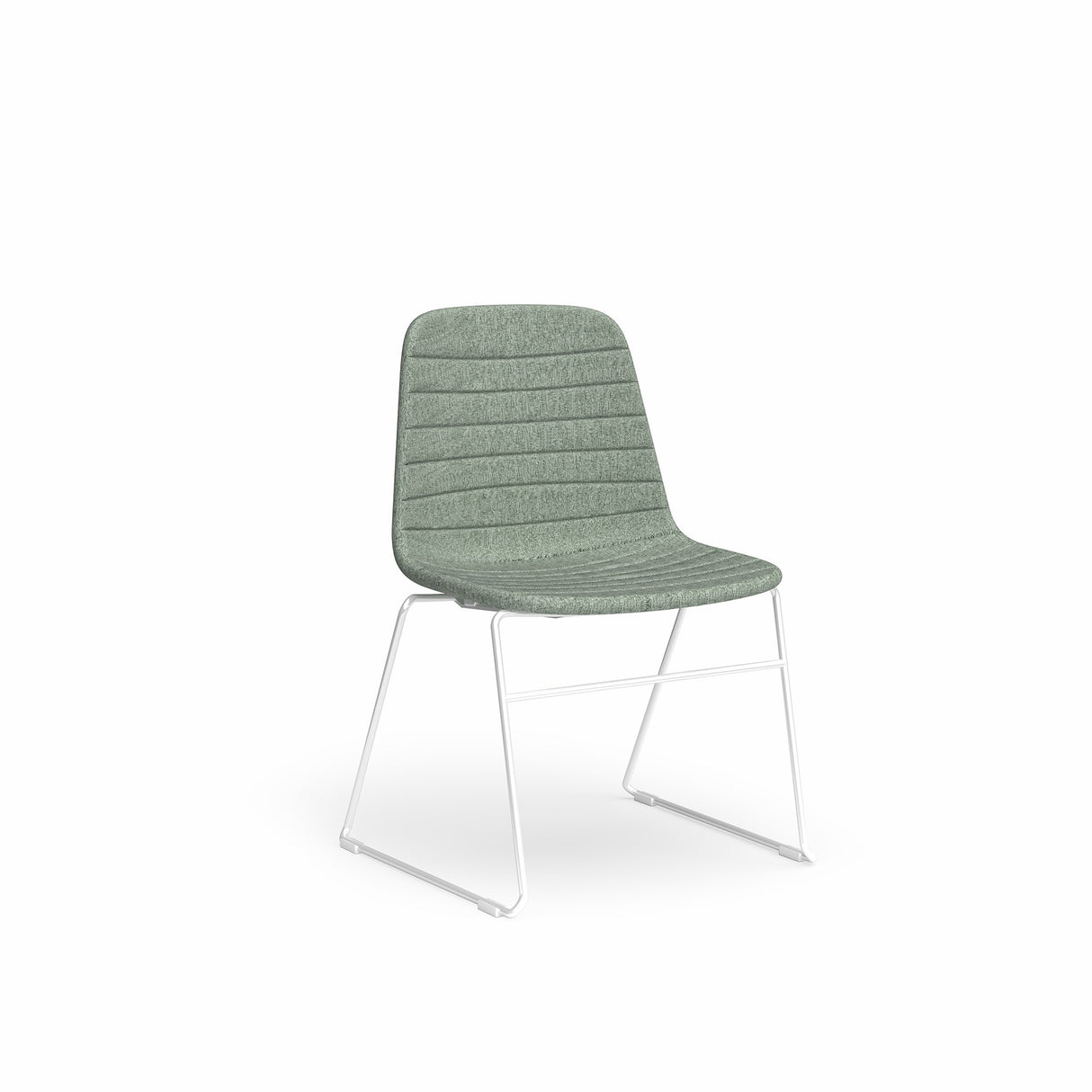 OL Sofia Fabric Upholstered Sled Base Breakout Chair