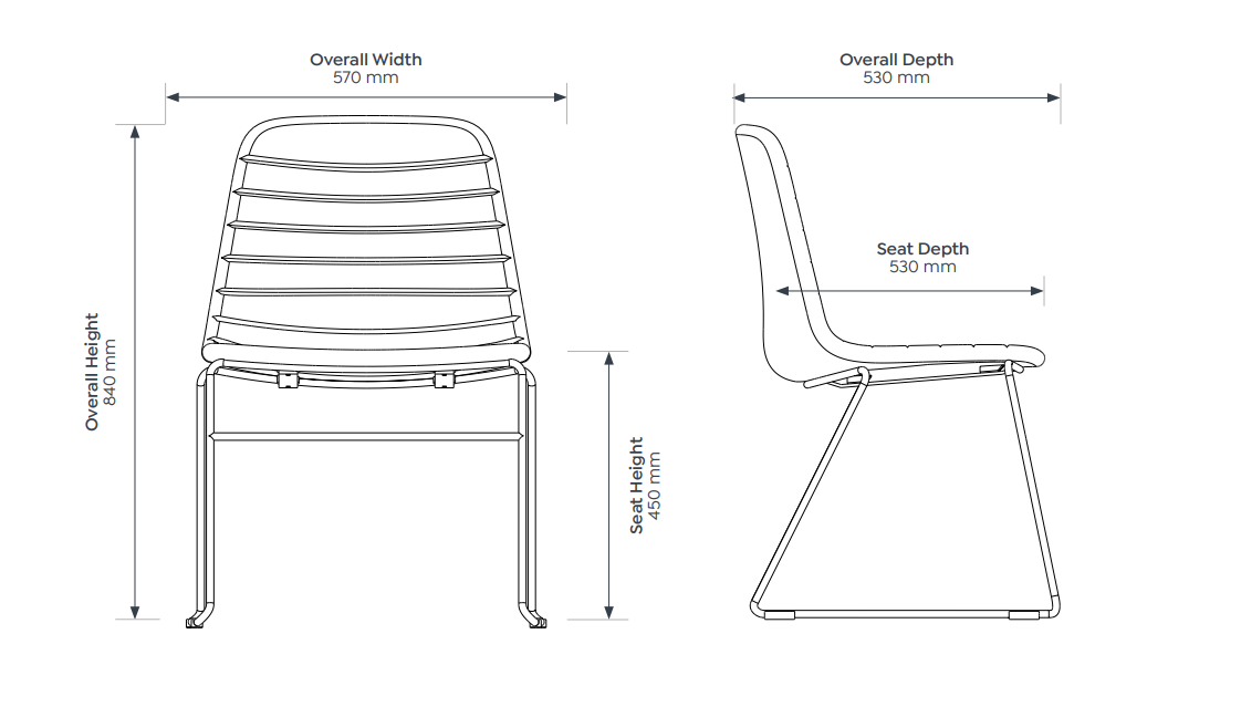 OL Sofia Fabric Upholstered Sled Base Breakout Chair