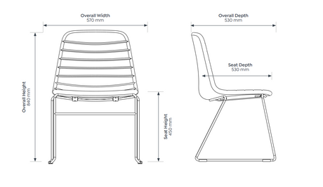 OL Sofia Fabric Upholstered Sled Base Breakout Chair