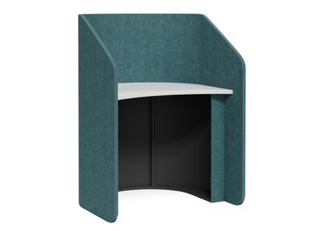DD Sonik Hub Curved Desk Based Space
