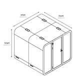 OL SpacePod Freestanding Quiet Zone – 4 User