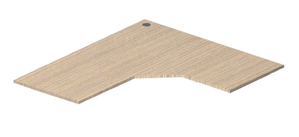 DD CC Plus  TOPSPL Custom Made 90° Splayed Desk Top