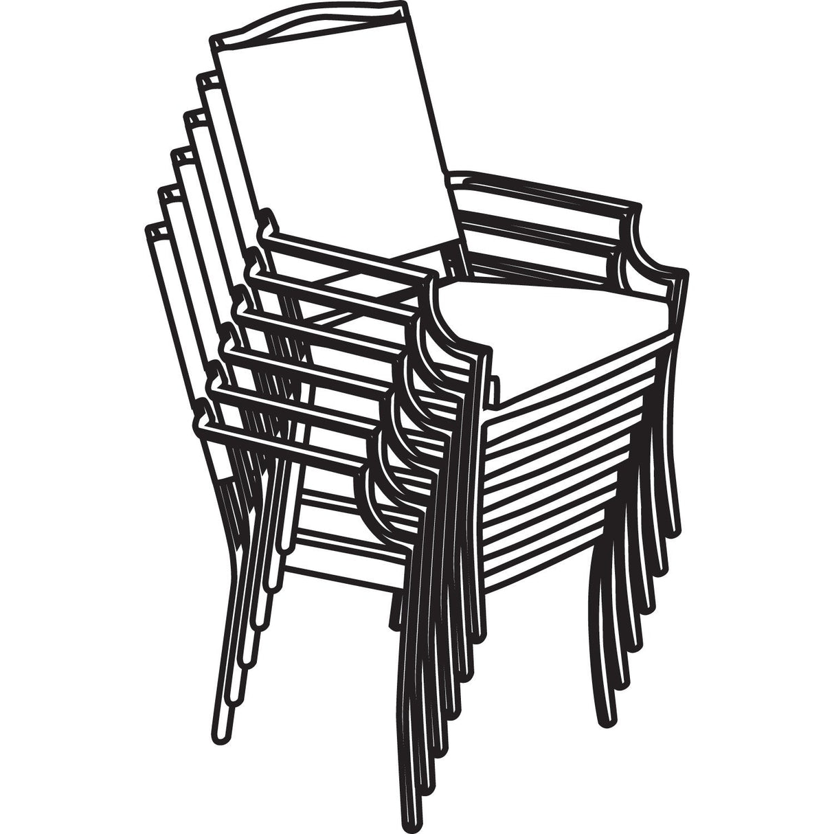 DD Domi Stackable Outdoor Breakout Chair