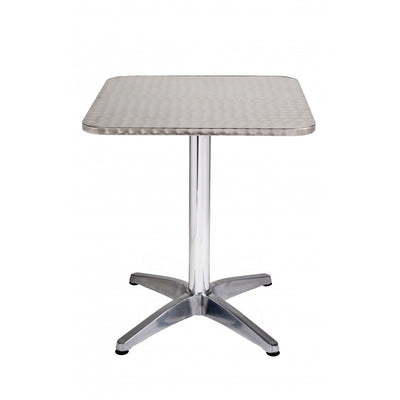 MA Stainless Steel Square Nesting & Folding Café Table