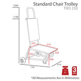 MA Standard Hospitality 4 Leg Chair Trolley