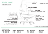 ST Stanza Multishift High Back Heavy Weight Leather Executive Chair