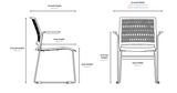 OL Stax Sled Base Hospitality Stacking Chair