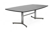 DD Supreme Boardroom Table with Polished Stainless Steel Base