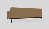 OL Cedar PU Leather Upholstered 3 Seater Breakout Lounge