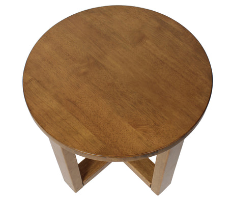 EZ COFFEE TABLE CHUNK 500MM LIGHTOAK