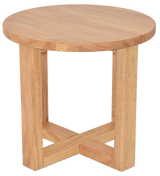 EZ COFFEE TABLE CHUNK 500MM LIGHTOAK