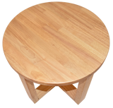 EZ COFFEE TABLE CHUNK 500MM LIGHTOAK
