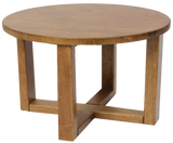 EZ COFFEE TABLE CHUNK 700MM LIGHTOAK
