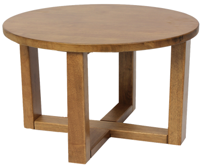EZ COFFEE TABLE CHUNK 700MM LIGHTOAK