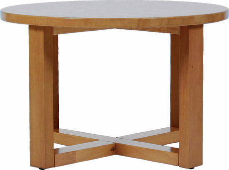 EZ COFFEE TABLE CHUNK 700MM LIGHTOAK
