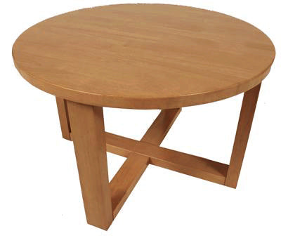 EZ COFFEE TABLE CHUNK 700MM LIGHTOAK