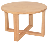 EZ COFFEE TABLE CHUNK 700MM LIGHTOAK