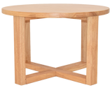 EZ COFFEE TABLE CHUNK 700MM LIGHTOAK