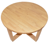 EZ COFFEE TABLE CHUNK 700MM LIGHTOAK