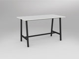 OL Trestle Bar Leaner Table - White Top