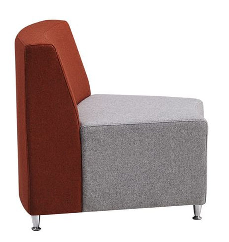 ST Twist Concave Fabric Upholstered Reception Area Lounge