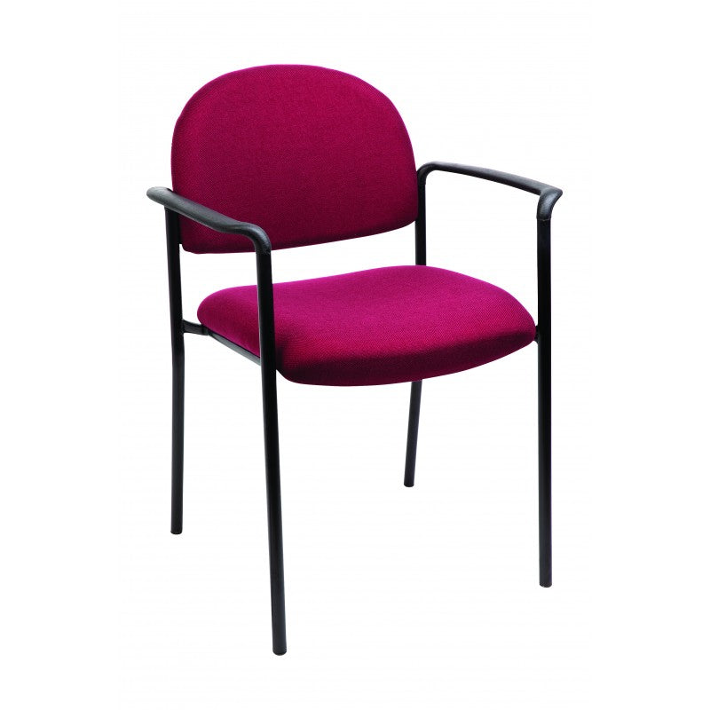 MA Target Stackable Fabric Upholstered Visitor Armchair