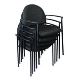 MA Target Stackable Fabric Upholstered Visitor Armchair