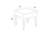 FL 3 Piece Balcony Chat Setting with Side Table