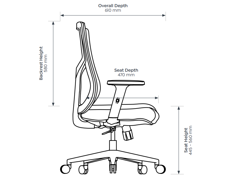 OL Tilly Mesh Back Task Chair